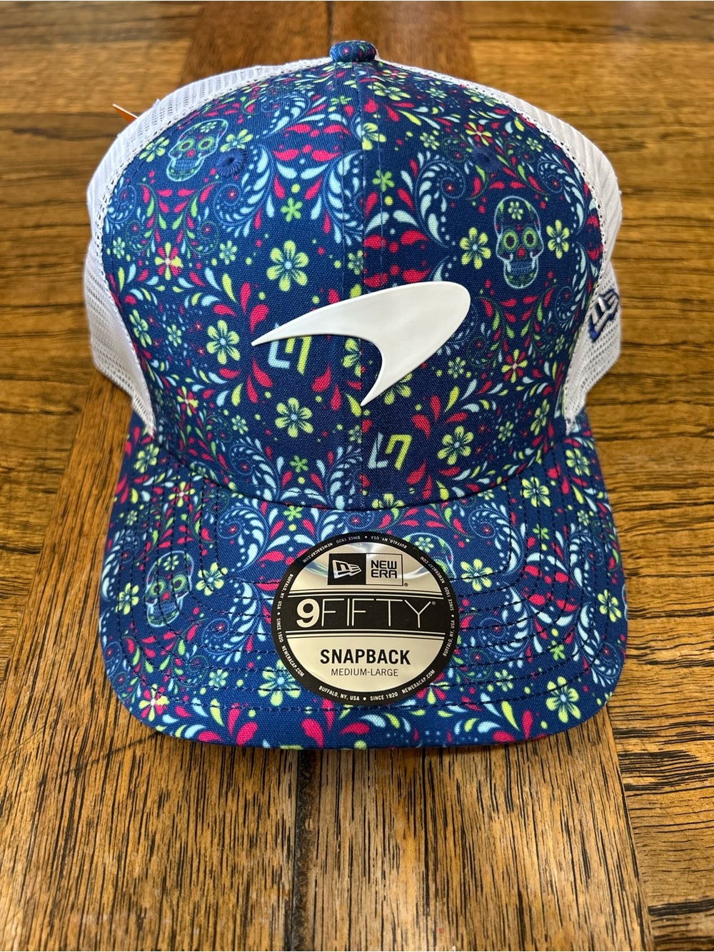 New Era McLaren F1 Team 2023 Mexico City Grand Prix Driver 9FIFTY Snapback M/L